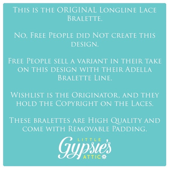 Wishlist AUTHENTIC Original Longline Lace Bralette - Picture 3 of 11